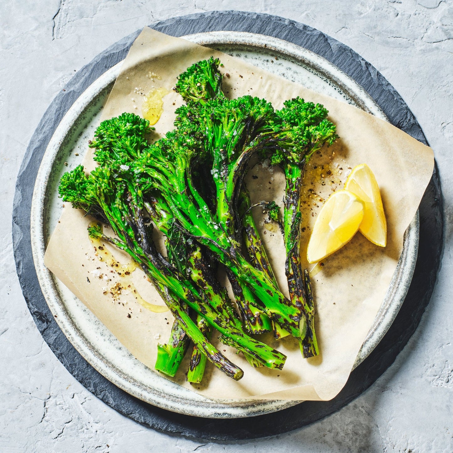 Steamed Broccolini with Miso Maple Sauce